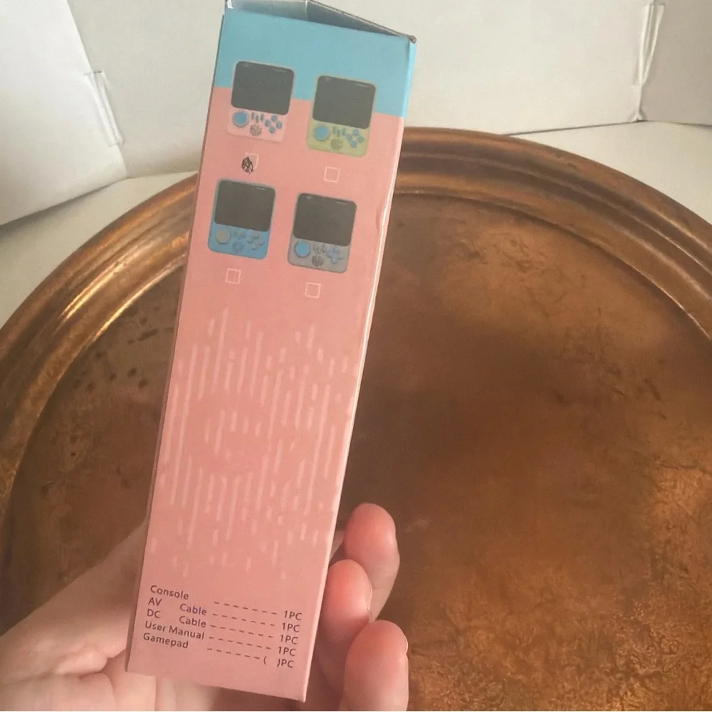 Portable Game Box Handheld Console - Pink & Blue